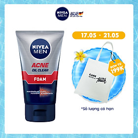 Sữa Rửa Mặt NIVEA MEN Giảm Nhờn Mụn (100G) - 82378