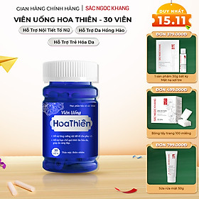 Viên Uống Hoa Thiên Hộp 30 Viên Giúp Đẹp Da Cân Bằng Nội Tiết Tố Cải Thiện Sinh Lý Nữ