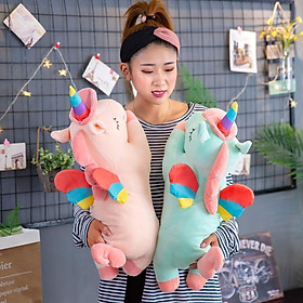 Bộ Gối Chăn Hình Ngựa Kì Lân Pony Có Cánh 3 Trong 1 Dễ Thương