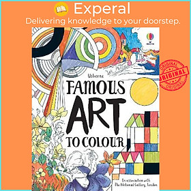 Sách - Famous Art to Colour by Susan Meredith (UK edition, paperback)