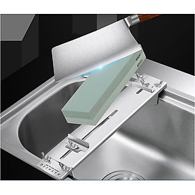 Mua  Best Seller  Kẹp giá đỡ đá mài dao Inox 304 toàn bộ an toàn để bồn rửa Đức cao cấp điều chỉnh dài theo đá mài
