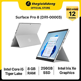 Laptop Surface Pro 8 i5 1135G7/8GB/256GB/13