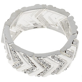 Crystal Rhinestone Elastic Bracelet Bangle for Wedding Bride Prom Girls