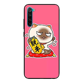 Ốp Lưng in cho Xiaomi Redmi Note 8 Mẫu Mèo May Mắn 8 - Hàng Chính Hãng