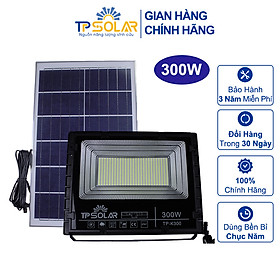 Đèn Năng Lượng Mặt Trời TP Solar TP-K300 300W Đèn Pha Led Siêu Sáng, Bảo Hành 3 Năm