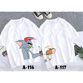 Áo Thun cặp Nam-Nữ in HÌNH TOM & JERRY cực dễ thương , thích hợp cho các cặp đôi trẻ trung, năng động, cho các nhóm bạn đi đêm, đi phượt, bão, nhìn đã mắt, bao ngầu, bao chất!