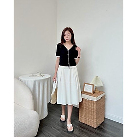 Áo khoác len nữ mỏng tay cộc bo màu a238307 germe