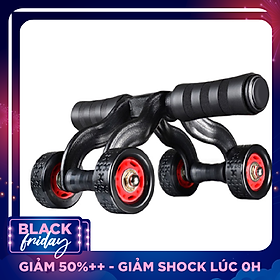 Con lăn tập cơ bụng 4 bánh cao cấp