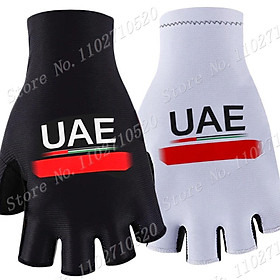 Hình ảnh 2023 Đội Tuyển UAE Găng Tay Xe Đạp Nam Gel Ngón Xe Đạp Găng Tay Đường Xe Đạp Áo MTB Guante Ciclismo Maillot Color: 1 Size: XL