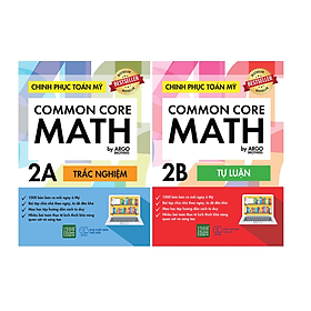 Sách - Combo Common Core Math - Chinh phục toán Mỹ 2A + 2B (1980)