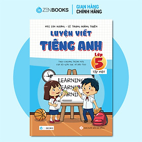 Hình ảnh Sách - Luyện Viết Tiếng Anh 5 - Tập 1 - Mai Lan Hương