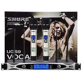 Mua Micro không dây Shure UGS9 - 4 râu thu sóng cực khỏe - Chống hú  chống nhiễu tốt - Hàng nhập khẩu loại I