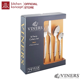 Viners - Bộ dao muống nĩa Twist - 16 món