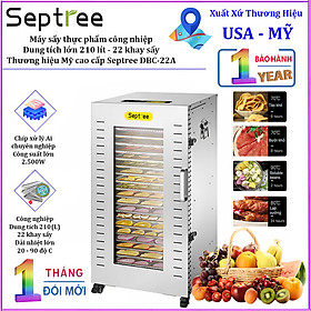 Mua Máy sấy thực phẩm công nghiệp 22 khay. Thương hiệu Mỹ cao cấp Septree DBC-22A. Hàng chính hãng