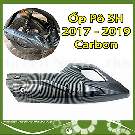 Ốp pô Carbon xe Sh 125 150 - Chụp ốp pô Sh 2017 - 2019