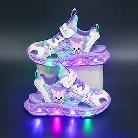 Giày Sandal quai hậu có đèn cho bé, giày thể thao siêu nhẹ, êm nhẹ chống trơn – GSD9151