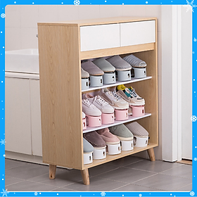 Mua Giá  kệ NHỰA để giày dép tích hợp thông minh đơn giản tiết kiệm tối đa diện tích phòng  siêu tiện lợi - Giao màu ngẫu nhiên - Hàng Chất Lượng