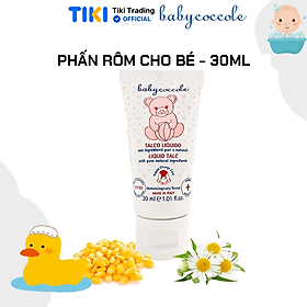 Phấn rôm nước với tinh bột bắp Babycoccole 0M+ - 30ml