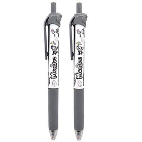 Vỉ 2 Bút Gel Xóa Được TP-GELE003 - Mực Đen