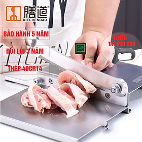 Mua Máy Thái Thịt  Máy Thái Thịt Đông Lạnh  Dao Chặt Thịt Gà  Thái Rau Củ Quả  Thái Thuốc Bắc  Dao Thái Đa Năng  KD0142  Thép 40CR14  Inox 430 - Tặng Tay Mài Dao