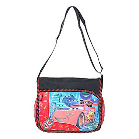 Túi Đeo Chéo Cấp 1 Hami T387M-Ô Tô-Đen-Đỏ