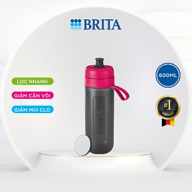 Bình Lọc Nước BRITA Active Pink - 600ml (Kèm Microdisc)