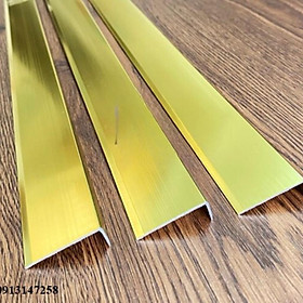 Mua Nẹp nhôm L30x10  nẹp nhôm chữ L  nẹp L nhôm  nẹp kết thúc nhôm  nẹp trang trí sàn gỗ  nẹp cầu thang  dễ thi công dày 1li - vàng bóng