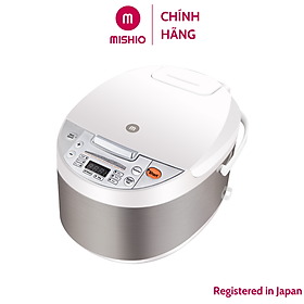 Nồi Cơm Điện Tử Lòng Niêu Mishio MK222 Màu trắng - Hàng chính hãng