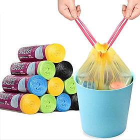 Mua Túi Đựng Rác Tự Phân Huỷ Có Dây Rút  15 túi/Cuộn