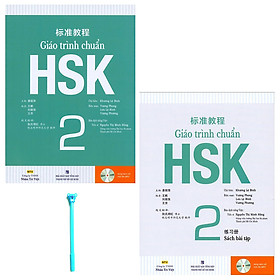 [Download Sách] Combo Giáo Trình Chuẩn HSK 2 - Bài Học (Kèm 1 MP3) và Giáo Trình HSK 2 - Sách Bài Tập (Kèm MP3) ( Tặng Kèm Viết )