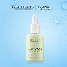 Serum Dermedic Normacne kiềm dầu se khít lỗ chân lông cho da dầu Normacne Preventi Widened Pores Serum 30 ml
