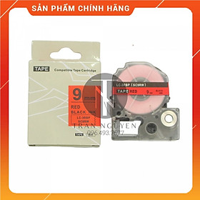 Mua Nhãn in Tepra SC9RW (LC-3RBP) - Chữ đen nền đỏ 9mm x 8m - Hàng nhập khẩu