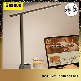 Hình ảnh Đèn để bàn thông minh Baseus Smart Eye Series Charging Folding Reading Desk Lamp (Cảm biến ánh sáng tự động, pin sạc) - Hàng Chính Hãng