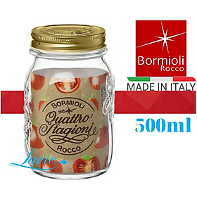 Mua Lọ Hũ thủy tinh nắp vặn Quattro Stagion 500ml (Bormioli Rocco)