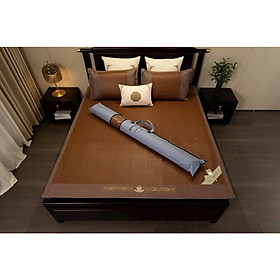 Chiếu Mây Điều Hòa Thủ Công Cao Cấp – Sợi Mây Tự Nhiên 5kg/Chiếc, Gấp Gọn Được, Giặt Được, Mát Lạnh Mùa Hè – Size 1m6 / 1m8 / 2m2 - HÀNG CHÍNH HÃNG MINIIN