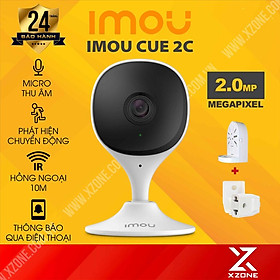 Camera IMOU Cue 2C 2MP Camera Wifi, góc nhìn rộng, tích hợp micro thu âm, bản quốc tế - Hàng Chính Hãng
