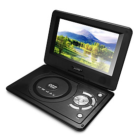 Đầu DVD di động có Màn hình xoay 12.4" hỗ trợ đọc đĩa MP4/DVD/SVC/VCD/CD/CD-R/RW/MP3/USB/SD/MS/MMC card, CD-player game