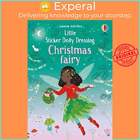 Sách - Little Sticker Dolly Dressing Christmas Fairy by Fiona Watt,Lizzie Mackay (UK edition, paperback)