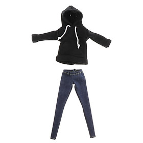 Fashionable  Black Hoodie &  Pants /6 // Outfits