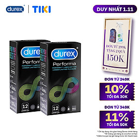 Combo 2 Bao cao su Durex Performa 12 bao 