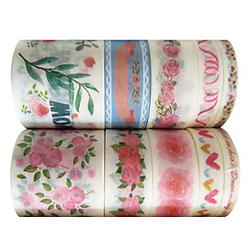 Bộ 10 Băng Keo Trang Trí Washi Tape The Wind Blows