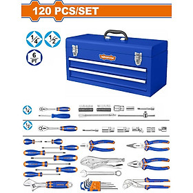BỘ 120 MÓN DỤNG CỤ ĐỰNG TRONG HỘP ĐỒ NGHỀ WADFOW WHS3120 - HÀNG CHÍNH HÃNG