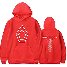 Áo Hoodie in Logo Pentagon Kpop phong cách Harajuku Hàn Quốc mới