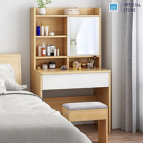 Bàn Trang Điểm, Làm Việc Đa Năng Hiện Đại Thương Hiệu SIB Decor (Tặng Kèm Ghế Bọc Nệm) BTD10