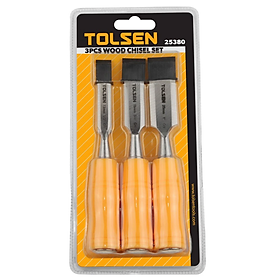 Mua BỘ 3 ĐỤC GỖ CÁN NHỰA 3mm  (1/2  )  19mm (3/4 )  25 mm (1  )  TOLSEN 25380 - HÀNG CHÍNH HÃNG