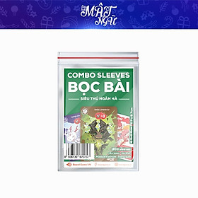 200 cái Bọc bài giúp bảo vệ thẻ bài Lớp Học Mật Ngữ - Siêu Thú Ngân Hà