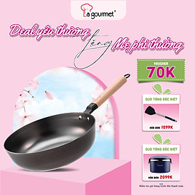 Chảo Gang Lòng Sâu La Gourmet Nitrigan NTGW347695 (24cm)