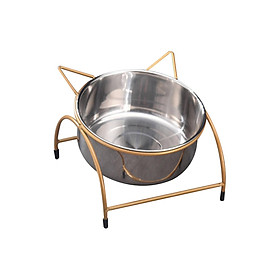 Elevated Cat Bowl with Stand Raised Cat Food Bowl Non Slip Dish Feeder for Supplies