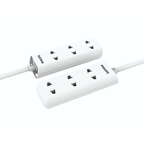 Mua Ổ cắm điện dài 3m Philips CHP1130WB (3 ổ cắm 2 chân)-Hàng chính hãng