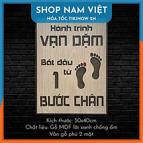 Tranh Gỗ Thông Điệp Ý Nghĩa Trang Trí Quán Cà Phê Văn Phòng, Phòng Làm Việc